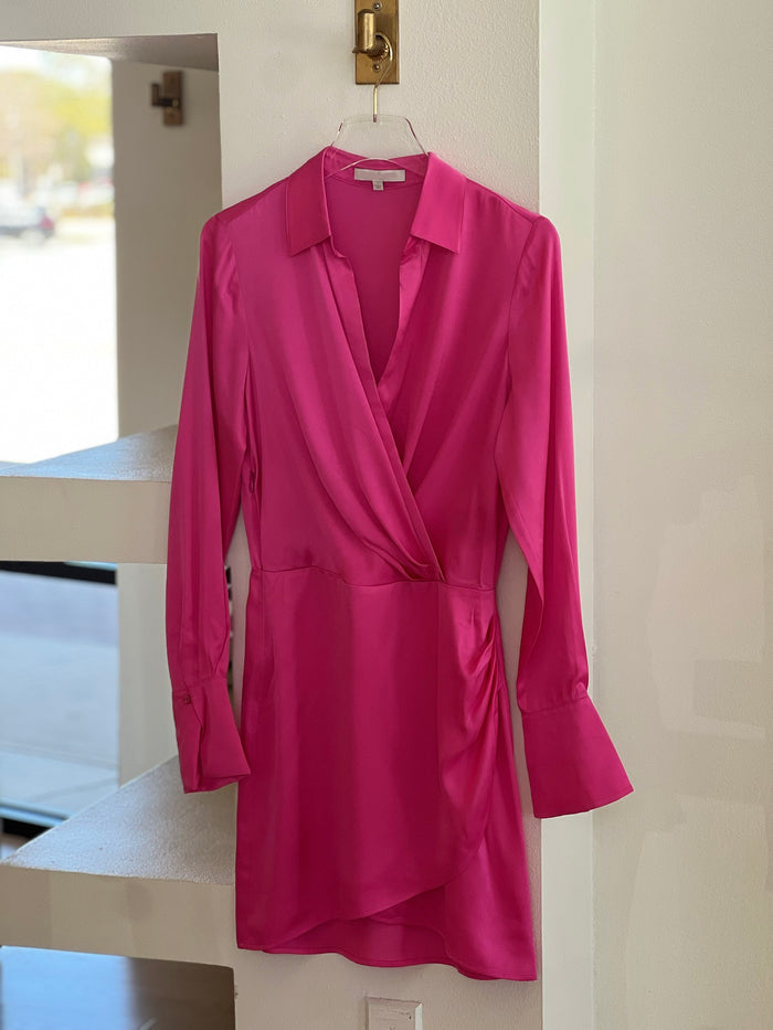 Fa4710 Favorite Daughter Flamingo Pink Party Dress
