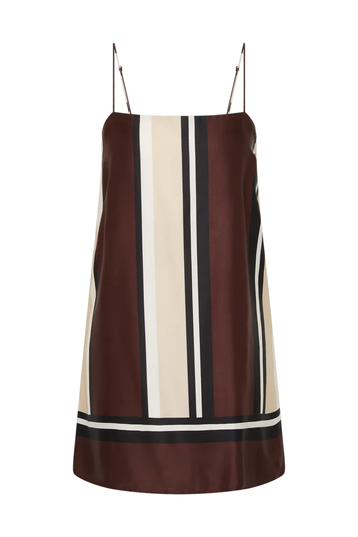 Fa5444 Sinatra Stripe Mini Dress