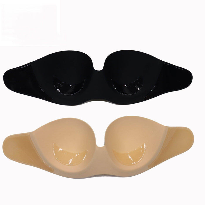 Fashion style silicone bra Young women's evening gown lingerie strapless invisible push-up bra 569429955936 - COCOMELODY