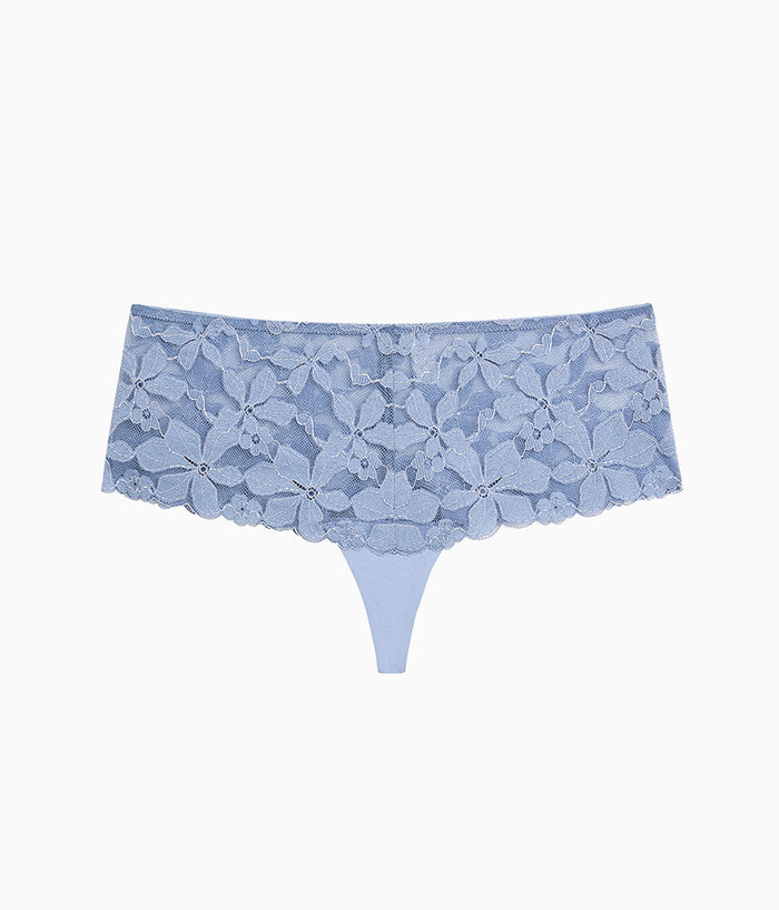 Feeling Famous Tanga: Country Blue/Bright White