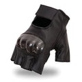 Fingerless Slugger Gloves with Kevlar Knuckle: Features:

Cowhide
Kevlar Knuckles
Gel Pad Fingers
Gel Pad Palm
Fingerless
FI1