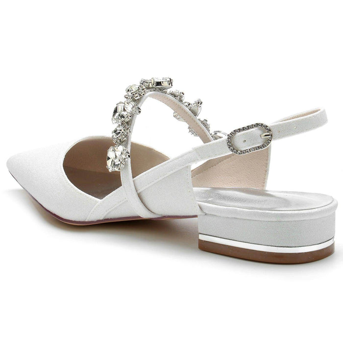 Flat Heel 2.5cm Glitter Shoes CK0237 - COCOMELODY