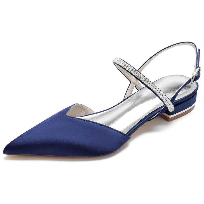 Flat Heel 2.5cm Silk-Like Shoes CK0255 - COCOMELODY