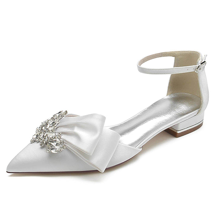 Flat Heel 2.5cm Silk-Like Shoes CK0261 - COCOMELODY