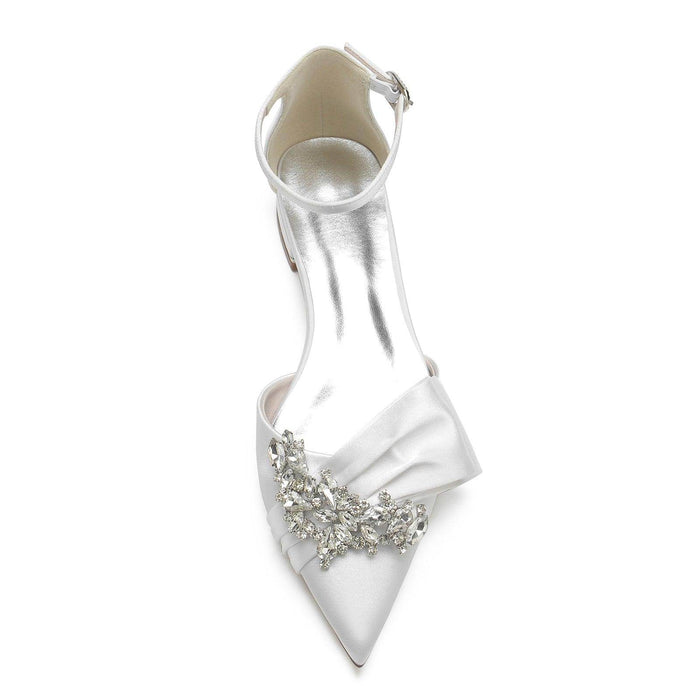 Flat Heel 2.5cm Silk-Like Shoes CK0261 - COCOMELODY