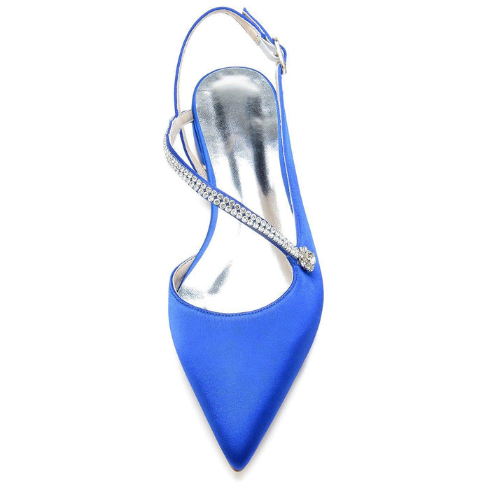 Flat Heel 2.5cm Silk-Like Shoes CK0263 - COCOMELODY