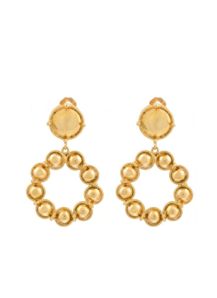 Earrings Sylvia Toledano Flower Candies Chandelier Earrings Gold O/S Apoella