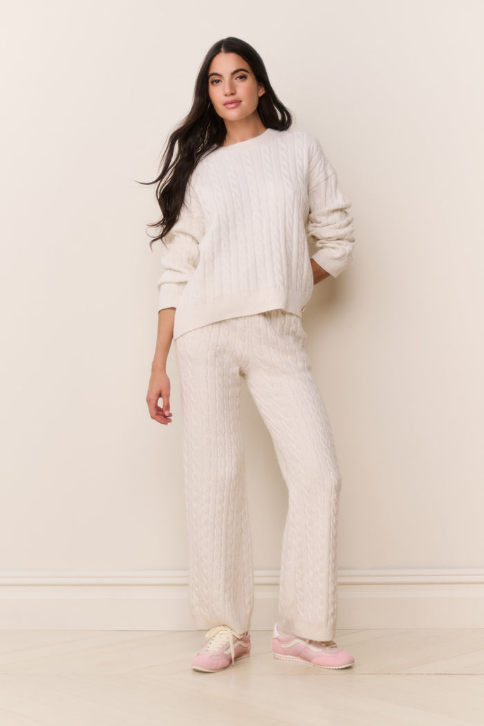 Fraya Cable Knit Lounge Pant
