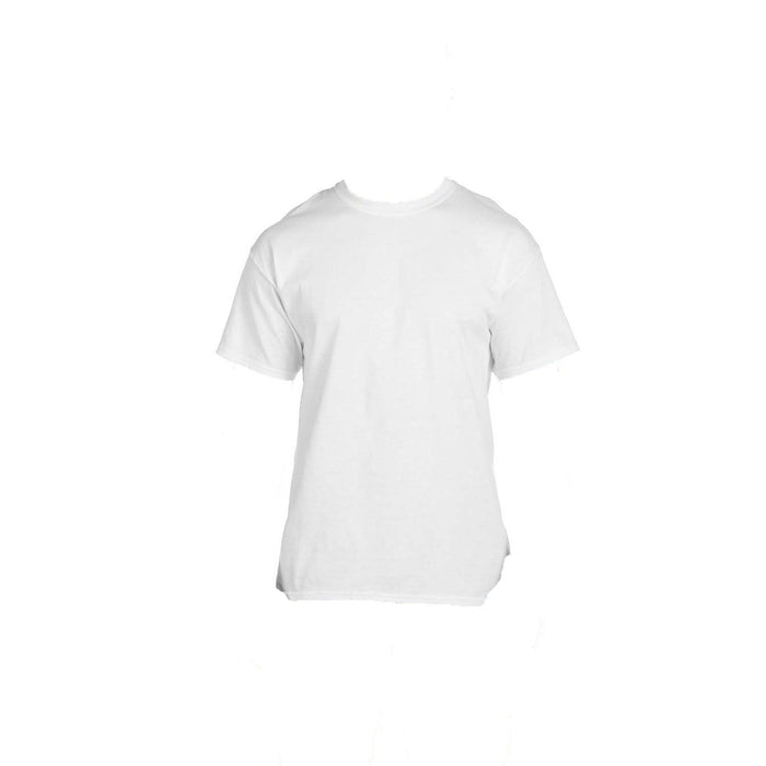G200 Men's White Shirt: Features:

100% preshrunk cotton
Double-needle stitching throughout
Seamless collar
Taped shoulder-to