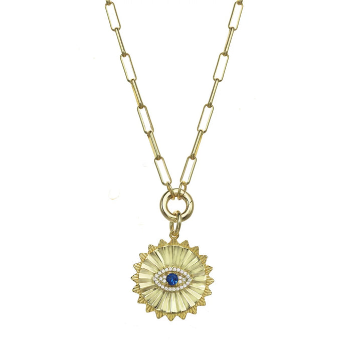 Gcn76 Evil Eye Pendant Necklace