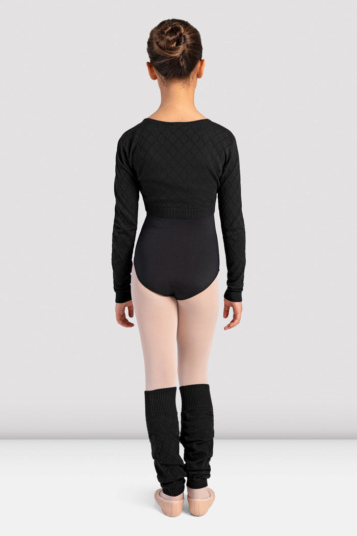 Girls Jaminca Knit Fixed Wrap Top - BLOCH US