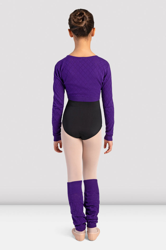 Girls Jaminca Knit Fixed Wrap Top - BLOCH US