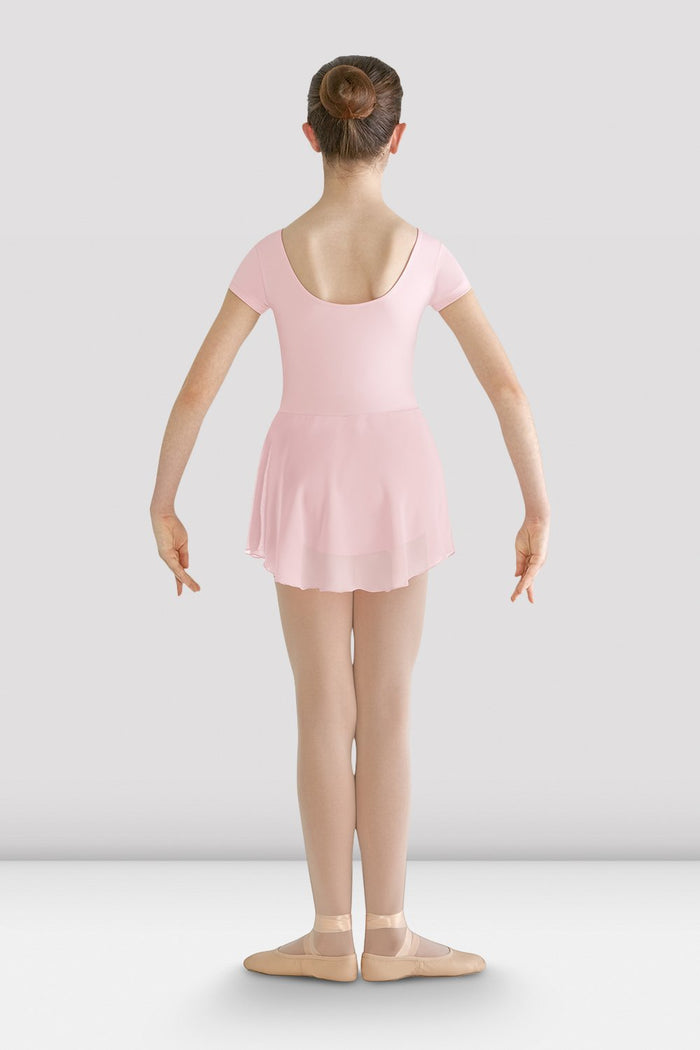 Girls Prisha Short Sleeve Skirted Leotard