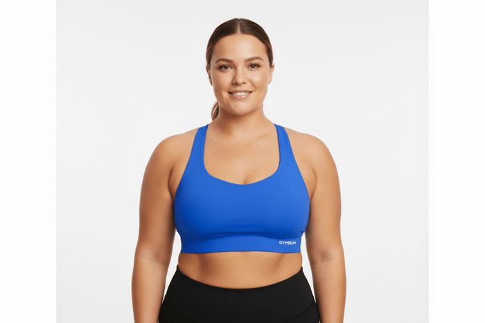 GymBum UK Edge Performance Longline Sports Bra - Allen - Fitness