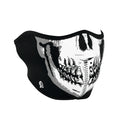 Half Mask Skull Glow In Dark: The ZAN Headgear Neoprene Half Face Mask features full coverage of the nose, chin, and cheeks w