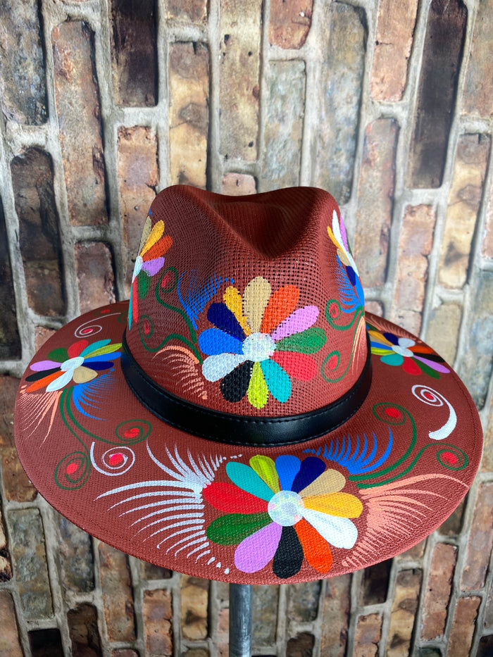 Hand painted Mexican Artisanal Hat
