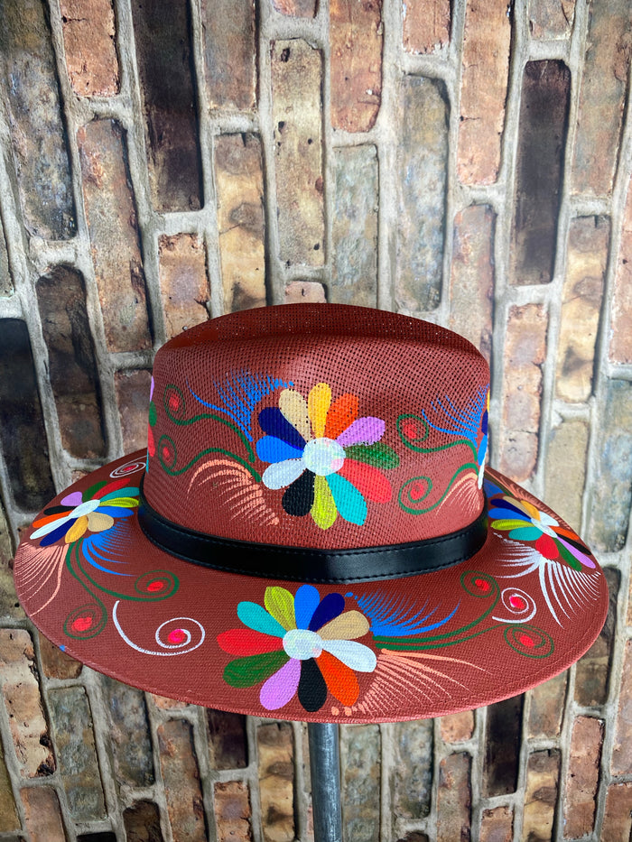 Hand painted Mexican Artisanal Hat