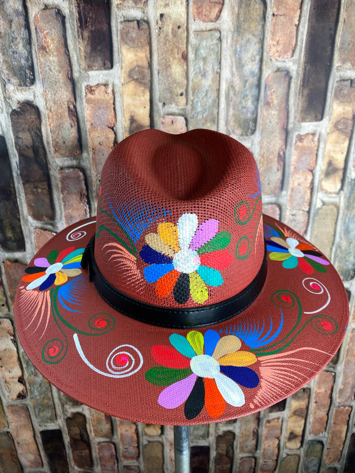 Hand painted Mexican Artisanal Hat