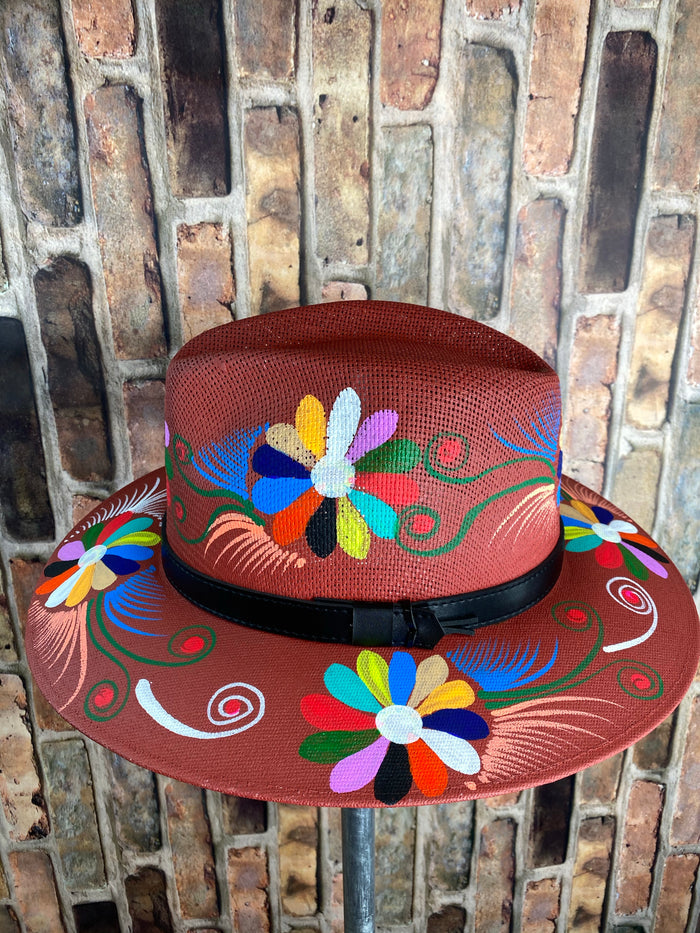 Hand painted Mexican Artisanal Hat