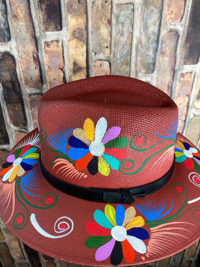 Hand painted Mexican Artisanal Hat