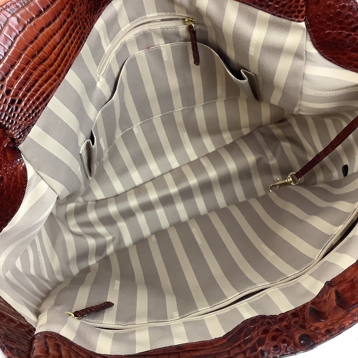 Handbag Designer By Brahmin, Size: Large -AS IS-