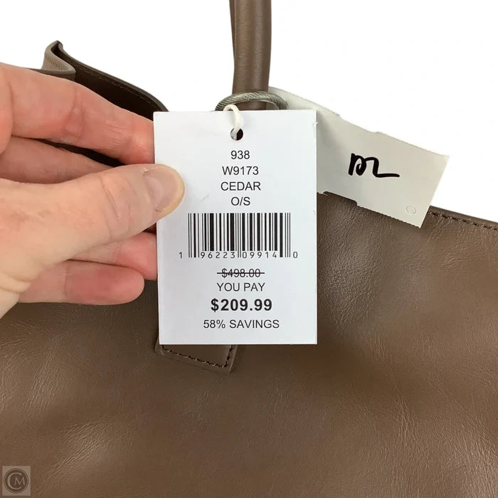 Handbag Leather By Walter Baker, Size: Large