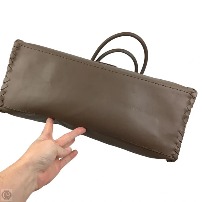 Handbag Leather By Walter Baker, Size: Large