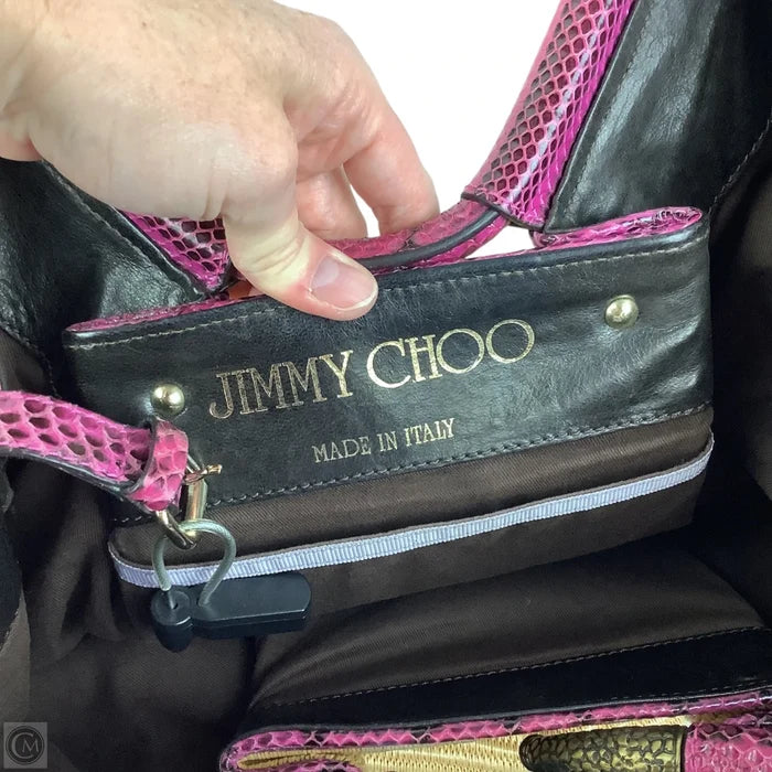 Handbag Luxury Designer By Jimmy Choo, Size: Large