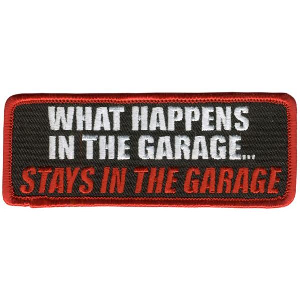 Happens in the Garage Patch: Description
"What Happens In The Garage