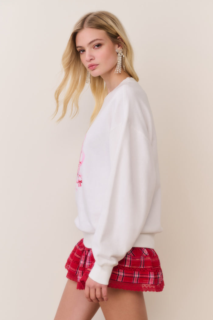Havenleigh Christmas Bow Fleece Pullover