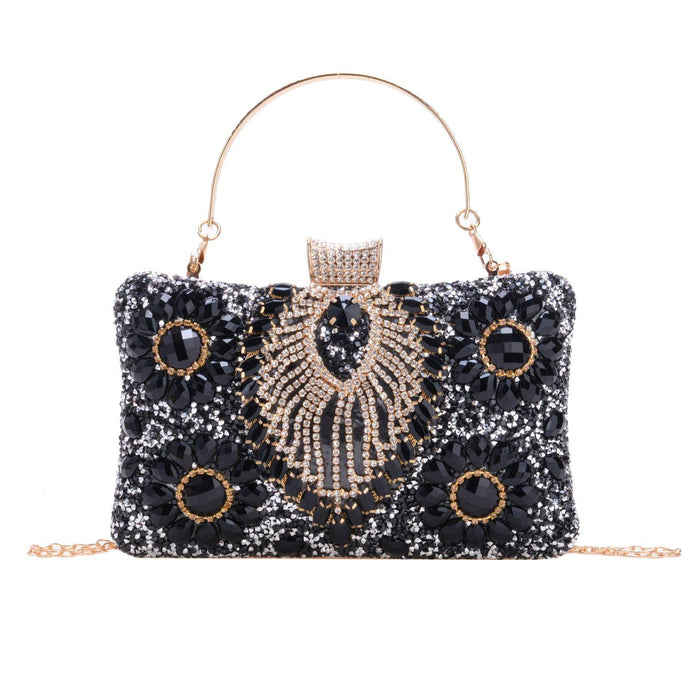 Heavy diamond dinner bag 791087208691 - COCOMELODY