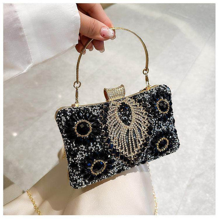 Heavy diamond dinner bag 791087208691 - COCOMELODY