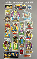 hook-ups mini size sticker pack #5 of 20 small stickers