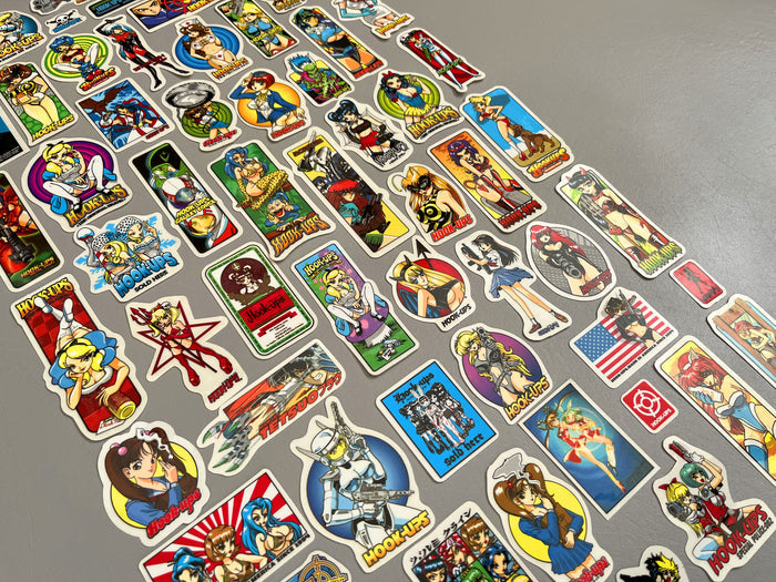 hook-ups mini size sticker pack #6 of 64 small stickers