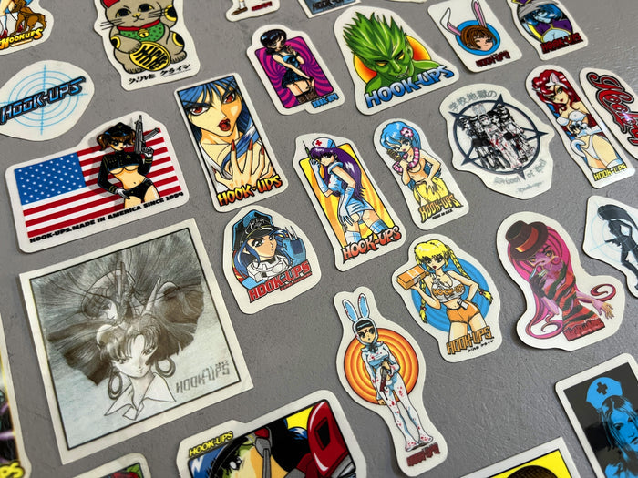 hook-ups mini size sticker pack #8 of 60 small stickers