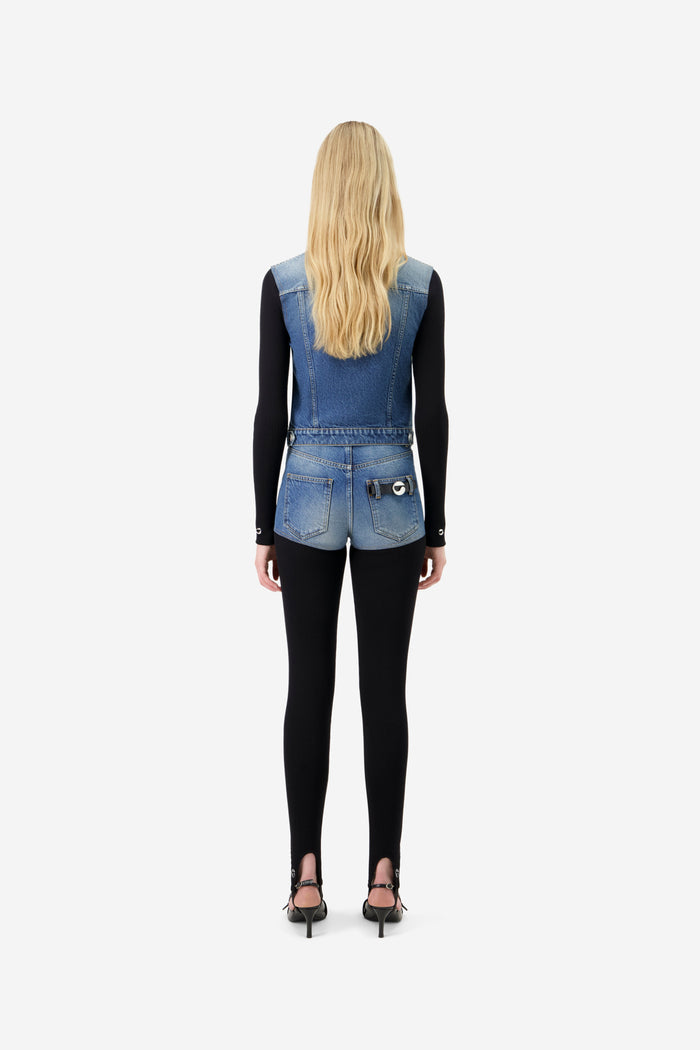 Hybrid Rib Denim Pants