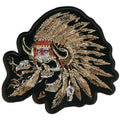 Indian Skull Patch: Description
Heat-sealed backing for easy iron-on application