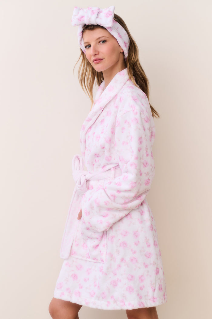 Indie Cotton Bath Robe - STERLING DUSK