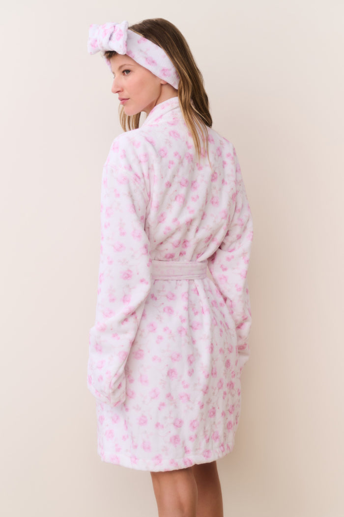Indie Cotton Bath Robe - STERLING DUSK