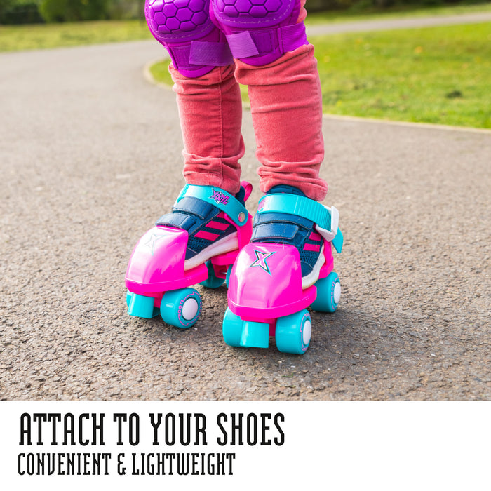 infant pink skates