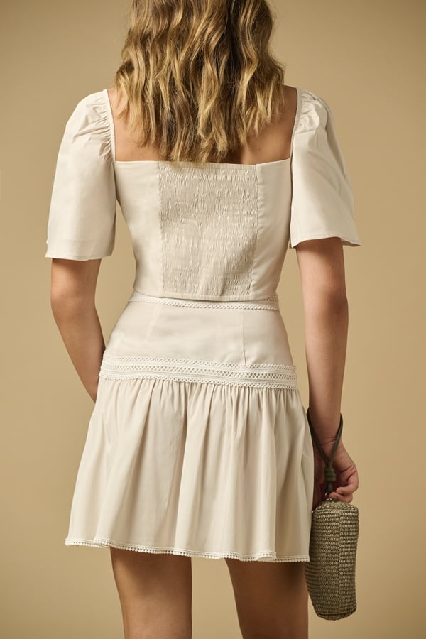 Skirts APOELLA Ino Mini Skirt Beige Apoella