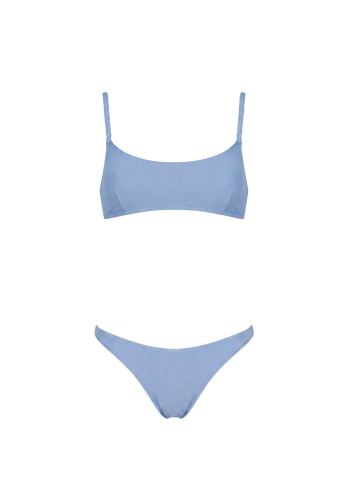 Bikini Kiohne Iris/Nora Braided Trim Bikini Sky Blue Apoella