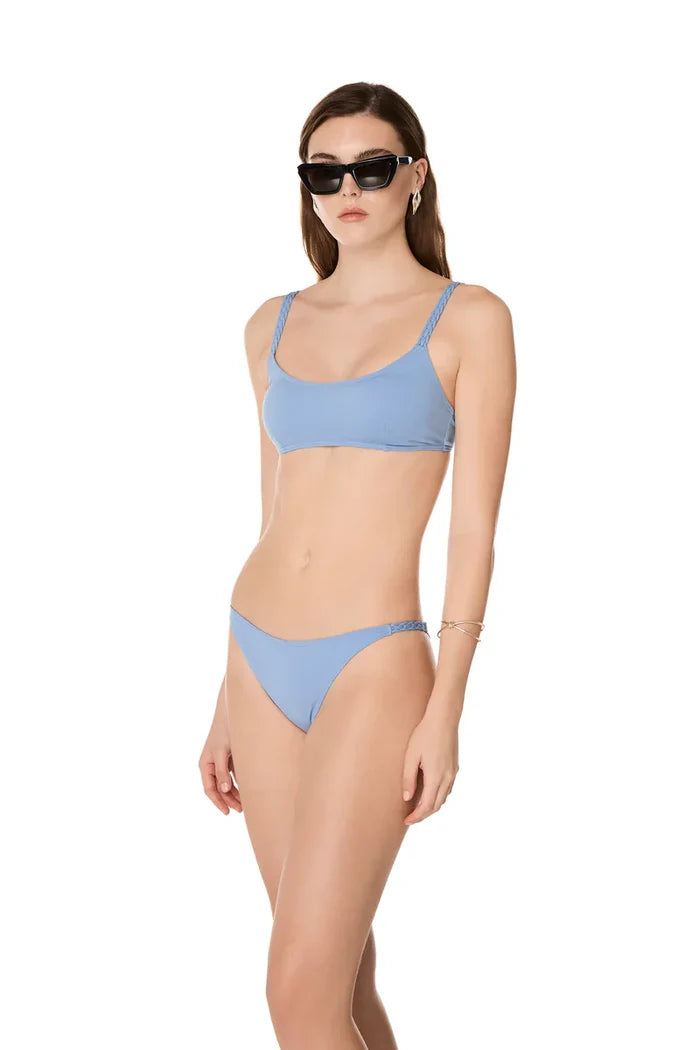 Bikini Kiohne Iris/Nora Braided Trim Bikini Sky Blue Apoella