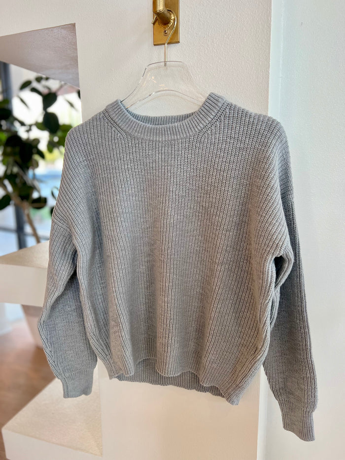 Itk1502 Grey Crewneck Sweater