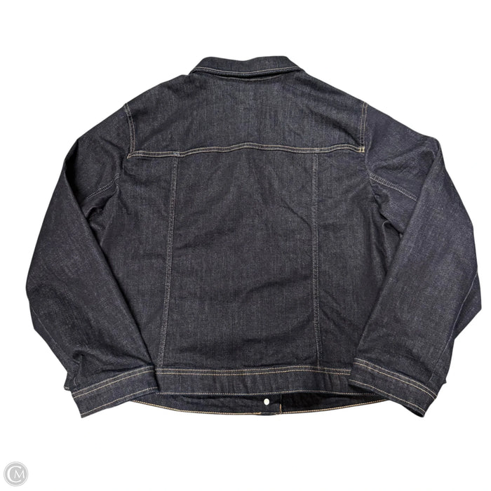 Jacket Denim By J. Jill In Blue Denim, Size: Xl