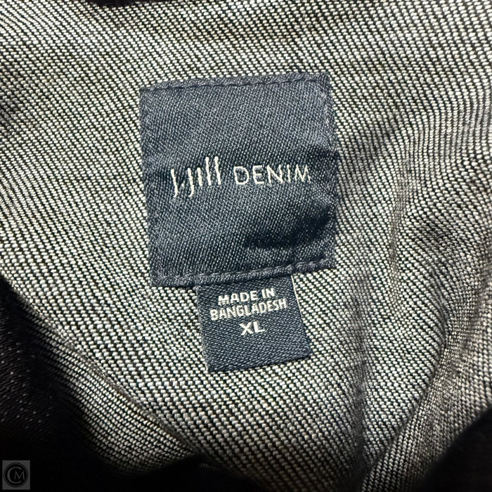 Jacket Denim By J. Jill In Blue Denim, Size: Xl