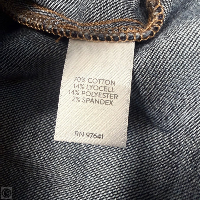 Jacket Denim By J. Jill In Blue Denim, Size: Xl