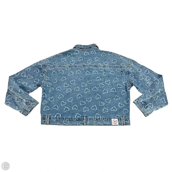 Jacket Denim By Lili Sidonio In Blue Denim, Size: Xl