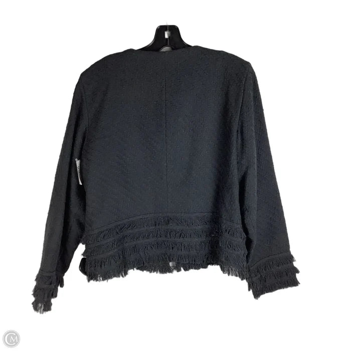 Jacket Designer By Spartina In Grey, Size: L