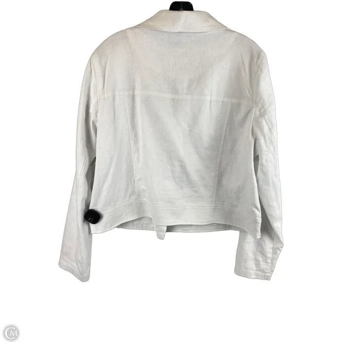 Jacket Other By Dkny In White, Size: L